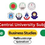 Dhaka Central University Subject List